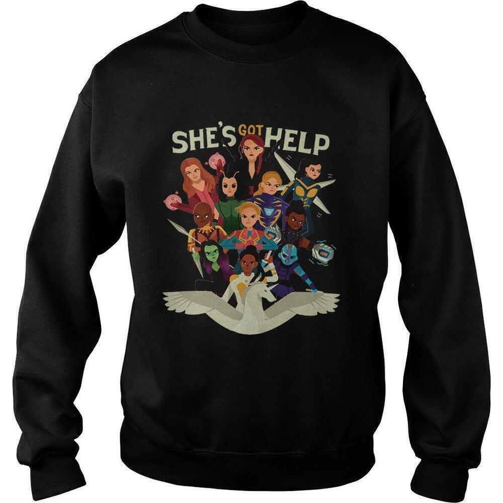 Shes Got Help Women Of Marvel Feminist Hero Sweatshirt